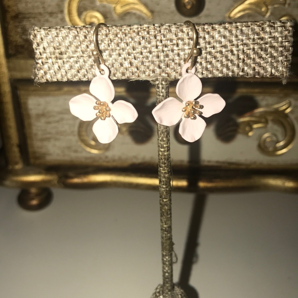 Pink Dogwood small dangle earrings